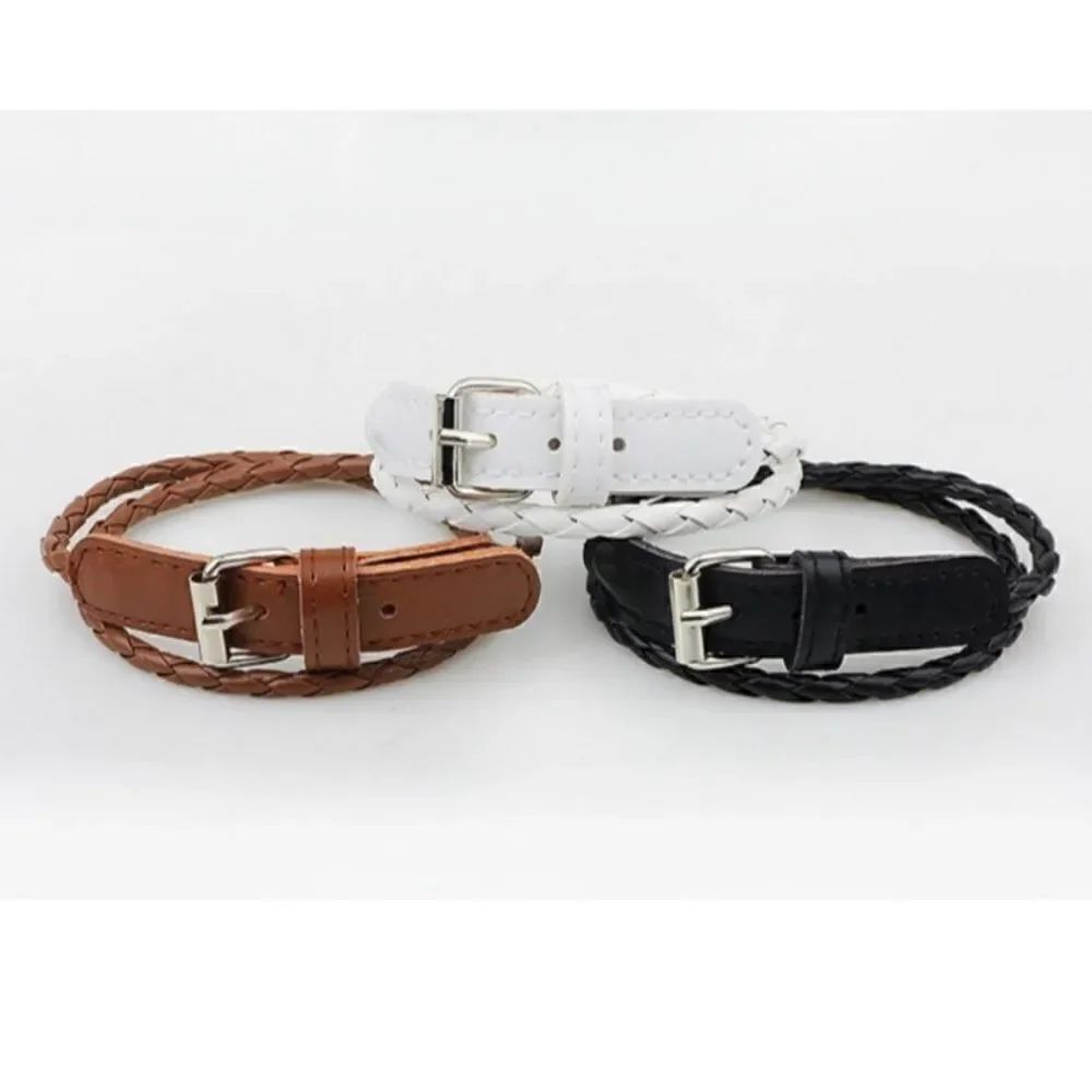 Buckle Faux Leather Bracelet Fashion Jewelry 3 colors
